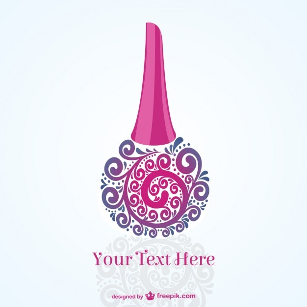 nail polish clipart vector free - photo #14