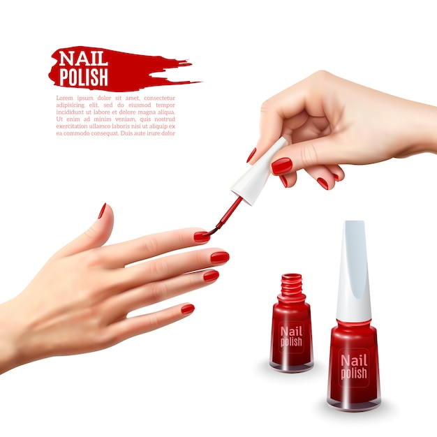 Download Free Download Free Manicure Nail Polish Hands Realistic Poster Vector Use our free logo maker to create a logo and build your brand. Put your logo on business cards, promotional products, or your website for brand visibility.