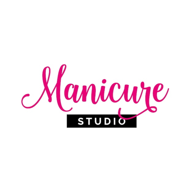 Download Free Manicure Studio Lettering Premium Vector Use our free logo maker to create a logo and build your brand. Put your logo on business cards, promotional products, or your website for brand visibility.