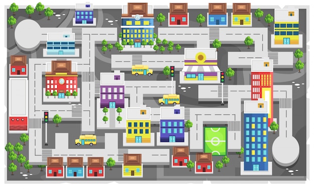 2D City Map