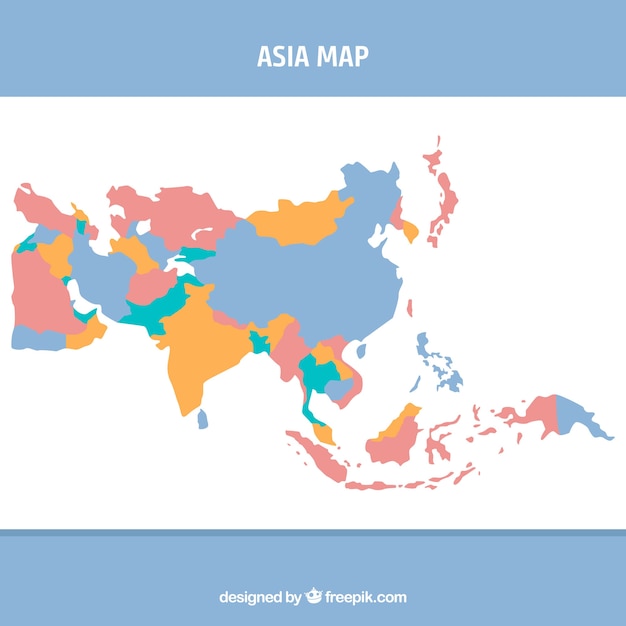 アジア地図 画像 無料のベクター ストックフォト Psd