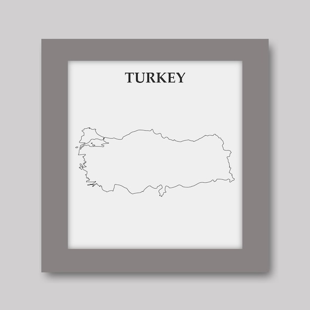 Premium Vector Map Of Turkey Illustration Continuous Line Art Hand