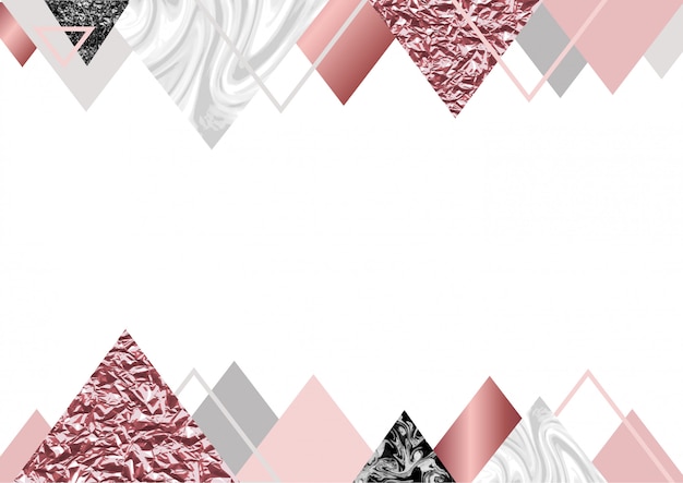 Marble rose background Premium Vector