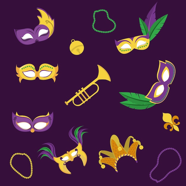 Premium Vector Mardi Gras Carnival