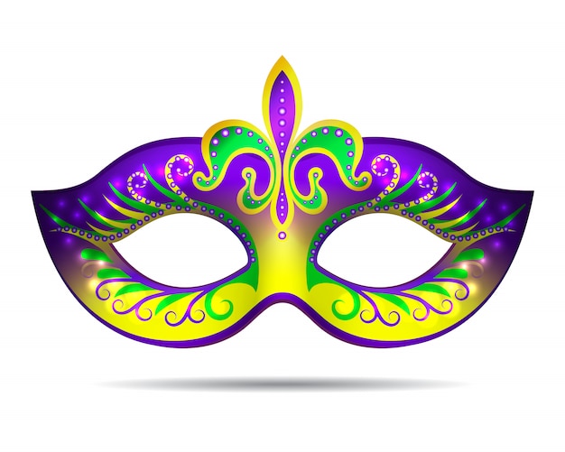 Premium Vector | Mardi gras mask