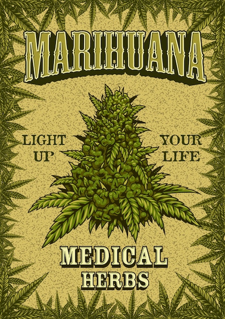 марихуана плакат