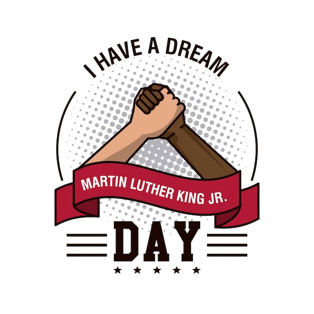Premium Vector | Martin luther king jr day icon