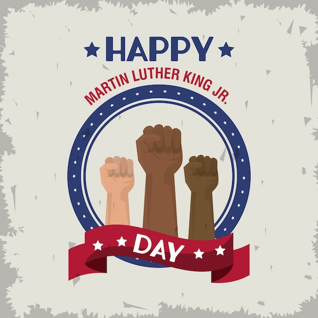 Martin luther king jr day icon | Premium Vector