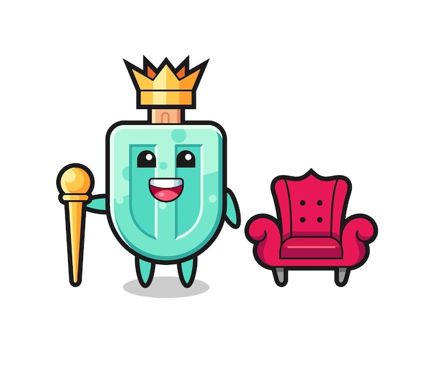 Premium Vector | Mascot cartoon of popsicles as a king cute design