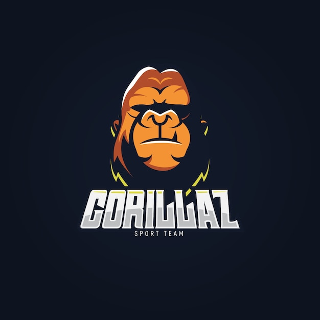 Download Vector Gorilla Mascot Logo PSD - Free PSD Mockup Templates