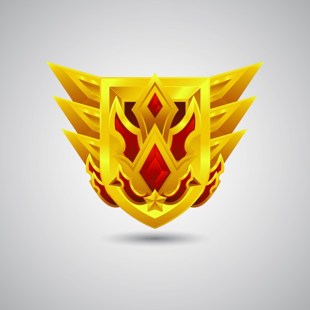 Download Free Mascot Logo Emblem Gold Guard Shield Premium Vector Use our free logo maker to create a logo and build your brand. Put your logo on business cards, promotional products, or your website for brand visibility.