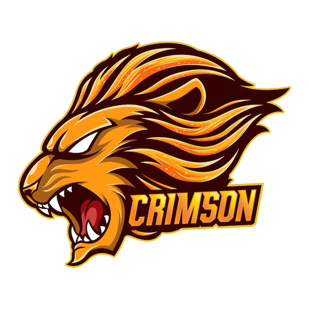 Download Free Mascot Logo Lion Crimson Premium Vector Use our free logo maker to create a logo and build your brand. Put your logo on business cards, promotional products, or your website for brand visibility.
