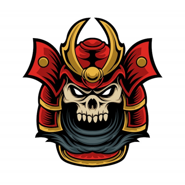 Download Free Mascot Logo Skull Samurai Head Premium Vector Use our free logo maker to create a logo and build your brand. Put your logo on business cards, promotional products, or your website for brand visibility.