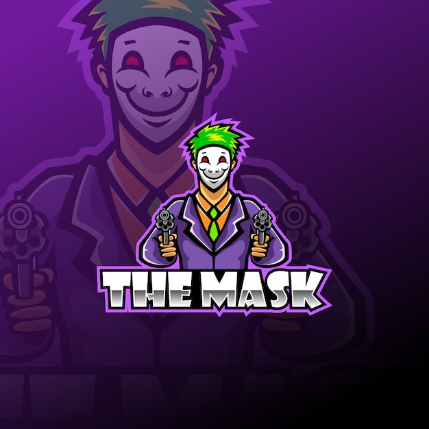 Download Free The Mask Esport Mascot Logo Template Premium Vector Use our free logo maker to create a logo and build your brand. Put your logo on business cards, promotional products, or your website for brand visibility.