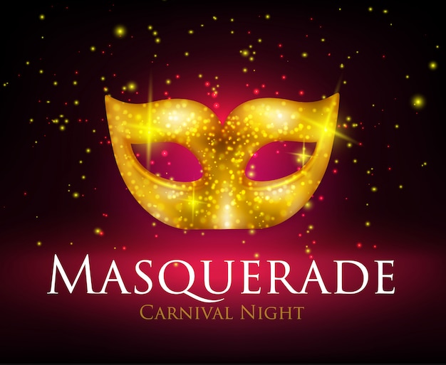 Masquerade mask background Vector | Free Download