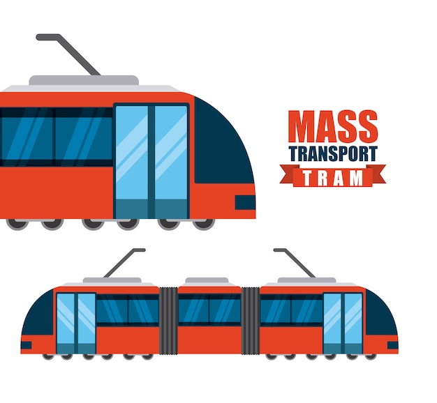 Premium Vector | Mass transport design