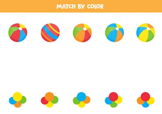 match the color balls game