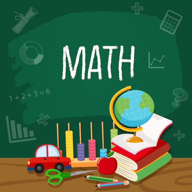 Premium Vector Math Background