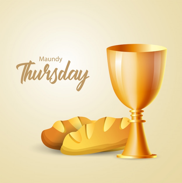 Premium Vector | Maundy thursday vector illustration