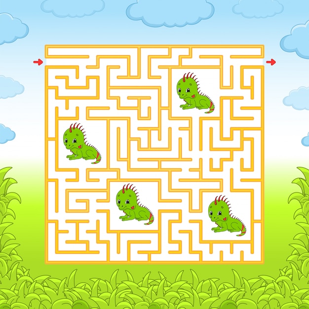 Maze. Premium Vector