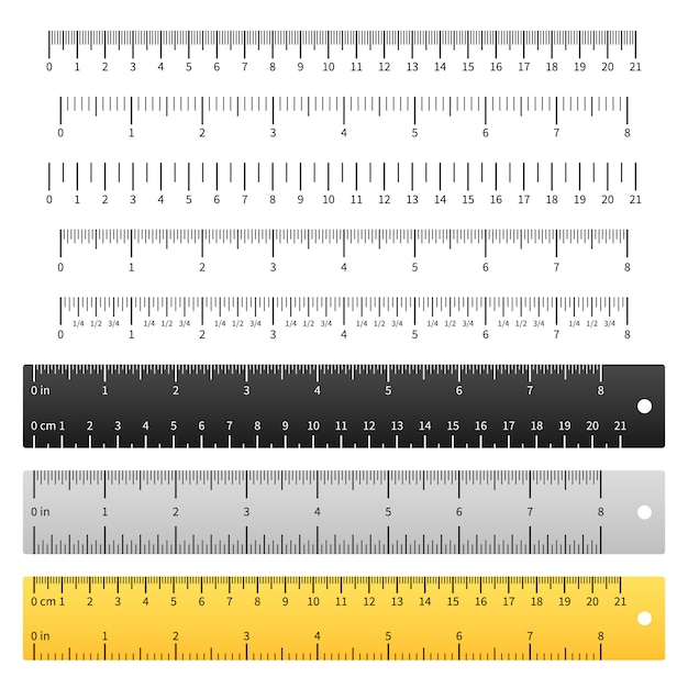 measurements on a ruler