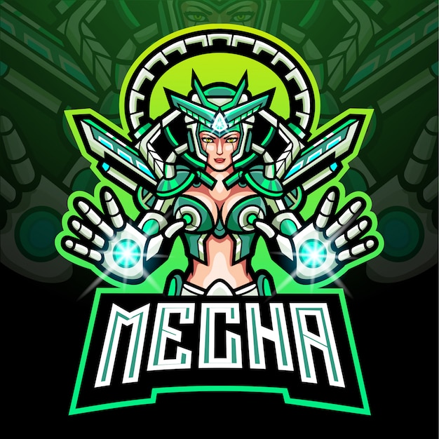 Download Free Mecha Girl Esport Logo Mascot Design Premium Vector Use our free logo maker to create a logo and build your brand. Put your logo on business cards, promotional products, or your website for brand visibility.