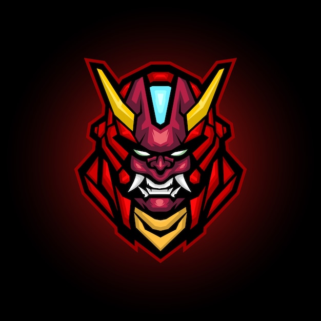 Download Free Mecha Ronin Evil Mascot Logo Design Robotic Head Logo Premium Use our free logo maker to create a logo and build your brand. Put your logo on business cards, promotional products, or your website for brand visibility.