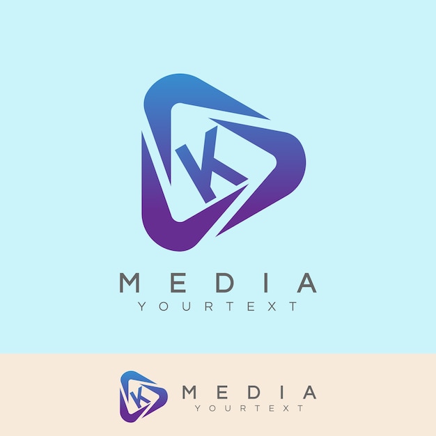 Download Free Media Initial Letter K Logo Design Premium Vector Use our free logo maker to create a logo and build your brand. Put your logo on business cards, promotional products, or your website for brand visibility.