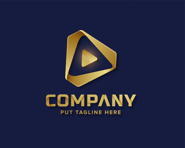 Download Free Media Play Golden Logo Premium Vector Use our free logo maker to create a logo and build your brand. Put your logo on business cards, promotional products, or your website for brand visibility.