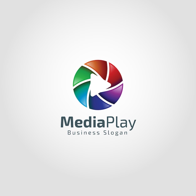 Download Free Media Play Logo Template Premium Vector Use our free logo maker to create a logo and build your brand. Put your logo on business cards, promotional products, or your website for brand visibility.