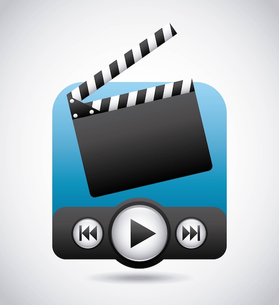 Premium Vector | Media player design