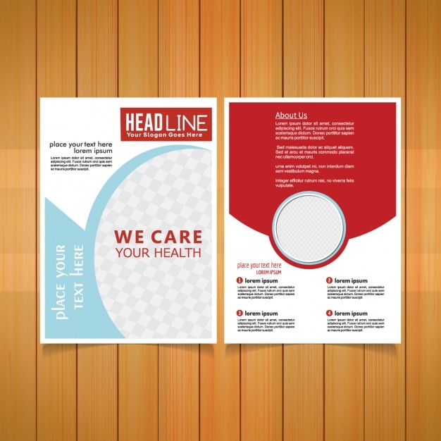 Medical brochure template