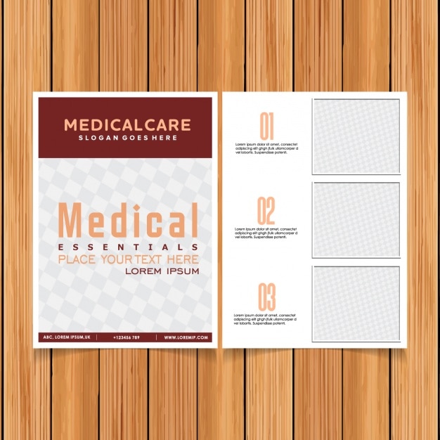 Medical brochure template
