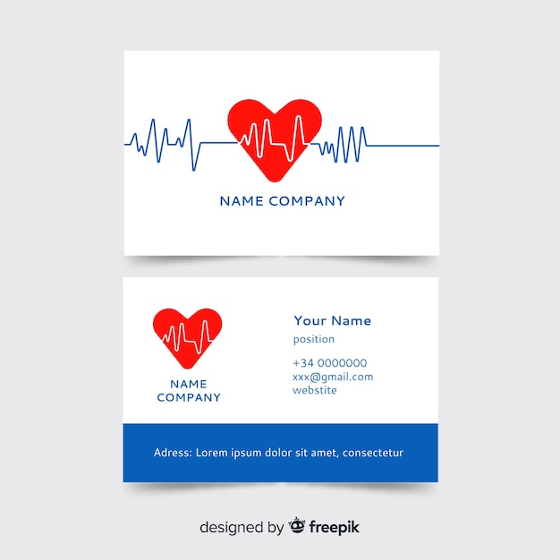 Download Free Download This Free Vector Medical Business Card Template With Use our free logo maker to create a logo and build your brand. Put your logo on business cards, promotional products, or your website for brand visibility.