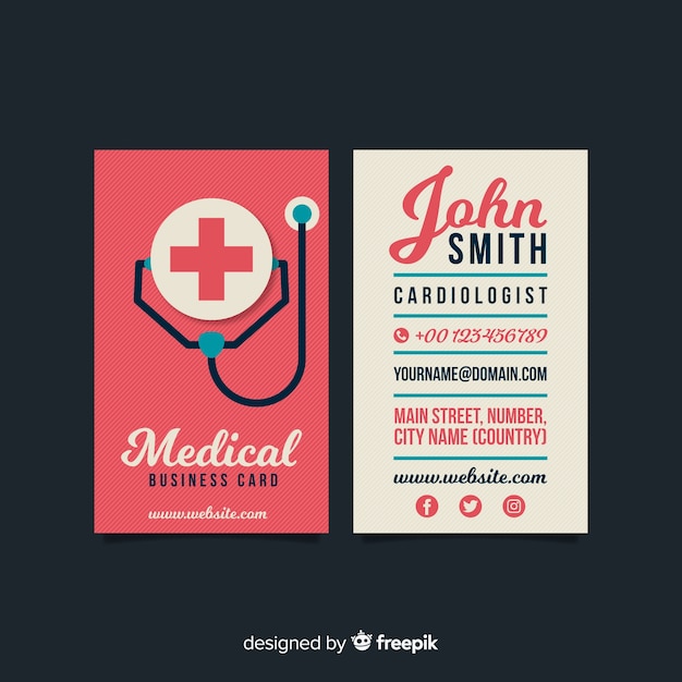 free medical business card templates printable