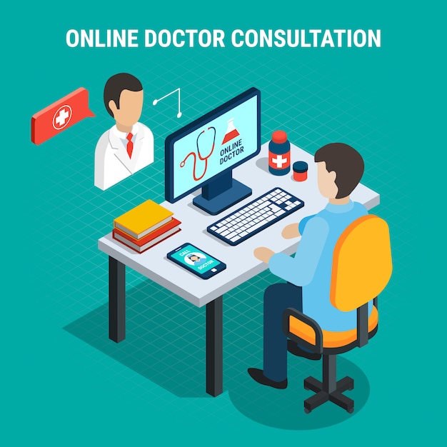 Free Vector Medical Consultation 8782