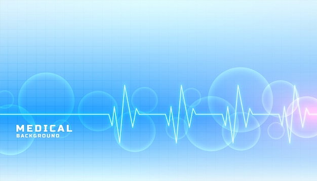 Free Vector | Medical and healthcare concept banner in blue color