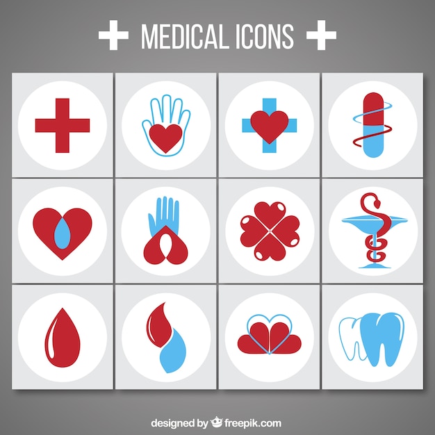 Download Medical icon collection Vector | Free Download