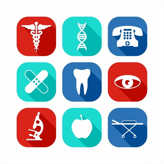 Download Free Vector | Medical icons collection