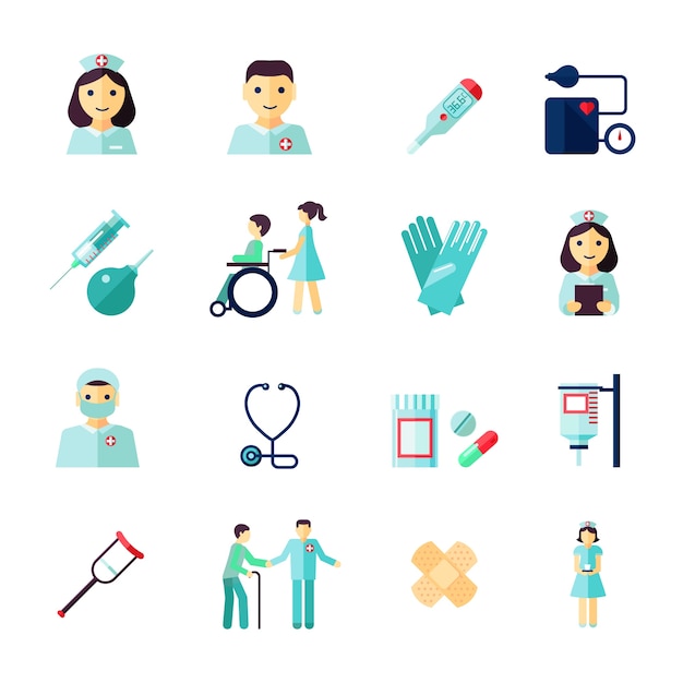 Medical icons collection Vector | Free Download