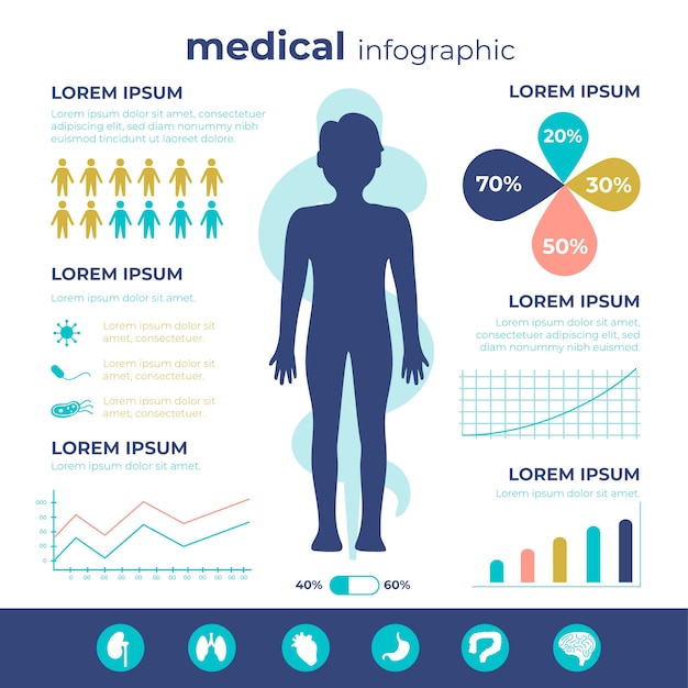 medical infographic template