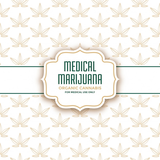 Download Premium Vector Medical Marijuana Product Packaging Label Template