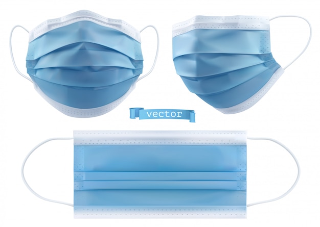 Download Premium Vector | Medical mask, surgical mask, virus and ...