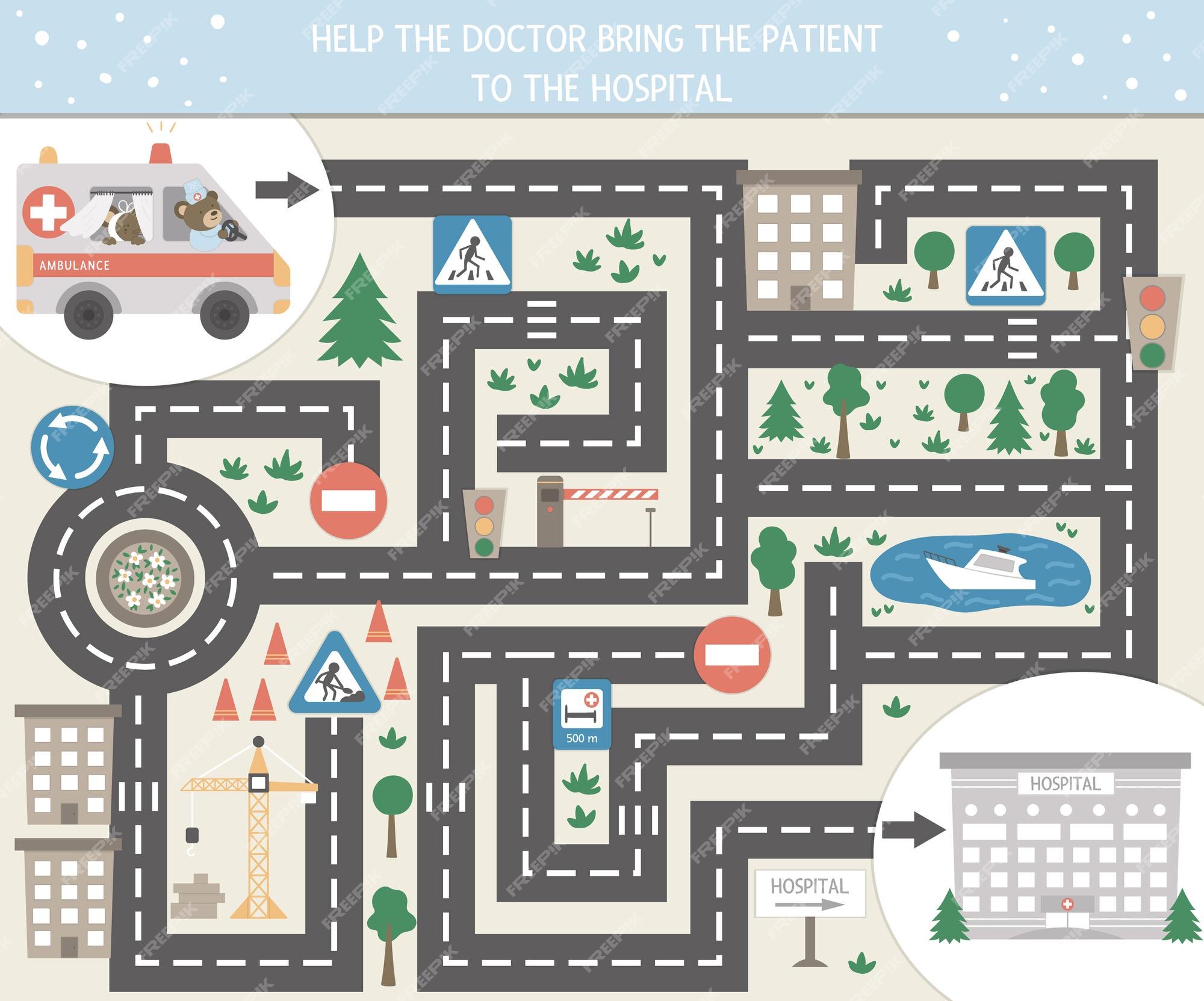 premium-vector-medical-maze-for-children