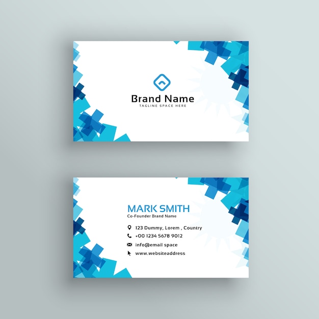 Medical or healthcare style business card\
design