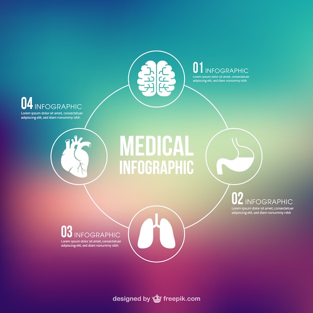 Medical simple infographic