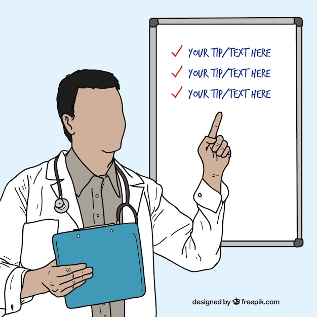 Medical tips Template Illustration