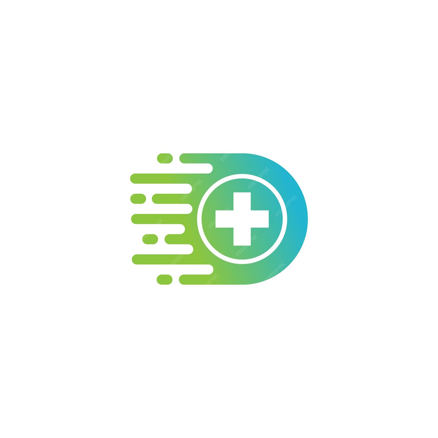 Premium Vector | Medicine delivery logo icon design