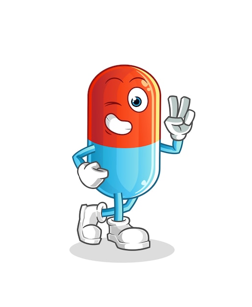 Premium Vector | Medicine young boy character mascot