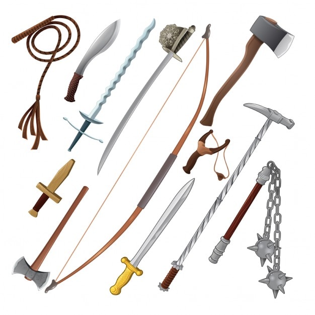picture of medieval weapons
